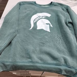 Women's oversized Michigan State Sweatshirt